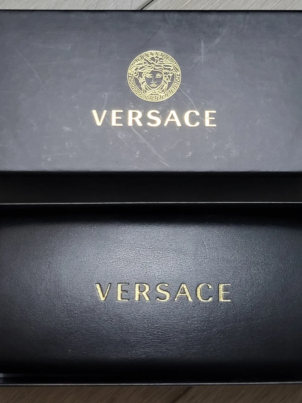 ✨️ Versace Men’s Custom Gold Aviator Sunglasses